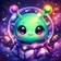 A vibrant, abstract avatar with swirling colors and dynamic shapes, suitable for a diverse profile picture.